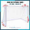 Rede De Futebol Suiço / 5 Metros / Fio 3 Milímetros / Malha 15