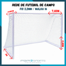 Rede De Futebol De Campo / Fio 2,2 Milímetros / Malha 16