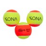bola de beach tennis kona pack com 3 unidades 2