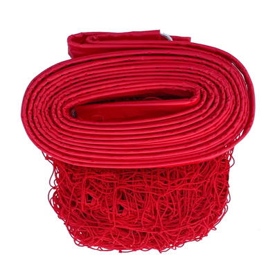 rede de beach tennis lona bagum vermelho