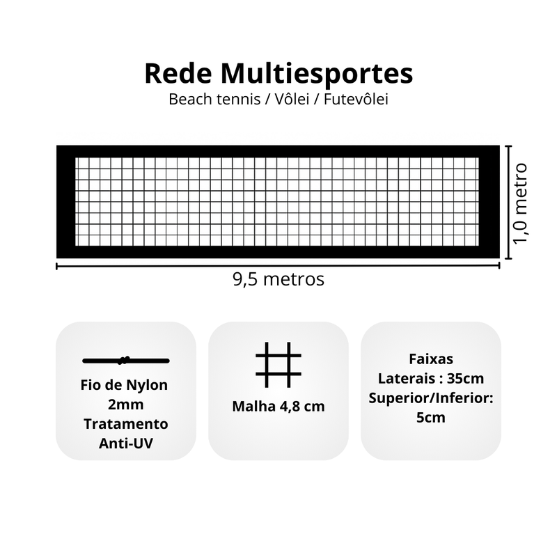 especificacoes rede multiesportes