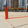 rede para quadra de beach tennis promocional laranja 1