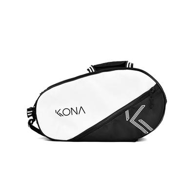 raqueteira beach tennis kona basic media preto com branco