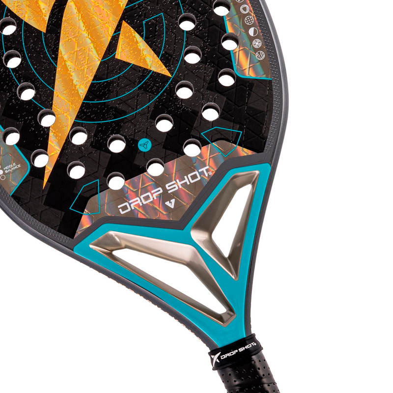 Raquete de Beach Tennis Drop Shot Orion Attack BT 2026 - Carbono