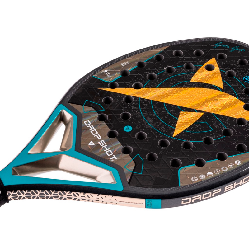 Raquete de Beach Tennis Drop Shot Orion Attack BT 2026 - Carbono