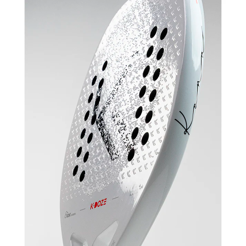 Raquete Beach Tennis Kona K-Doze Red 2026 | Carbono 12K Profissional
