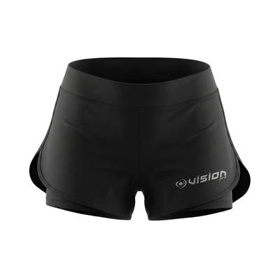 short-feminino-silver-black.